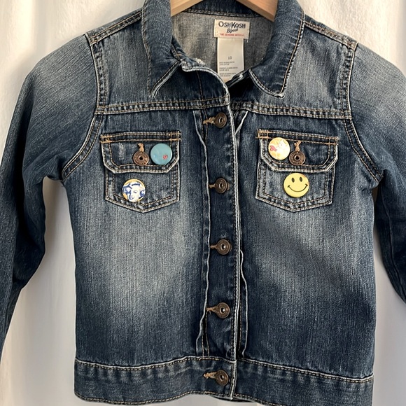 Osh Kosh girls size 10 girls blue jean jacket - Picture 2 of 7